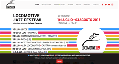 Desktop Screenshot of locomotivejazzfestival.it